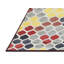 Tapis abstrait rouge / brun / jaune-1864193233