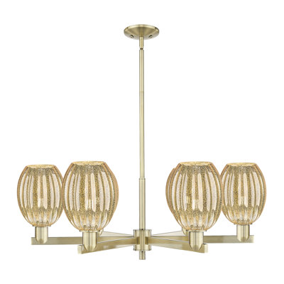 Hailsham - Lustre suspendu 6 lumières avec abat-jour cloche