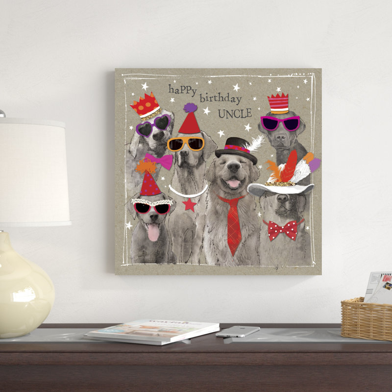 Fancypants Cool Dogs VII, H 20 po x l 20 po x P 1,25 po