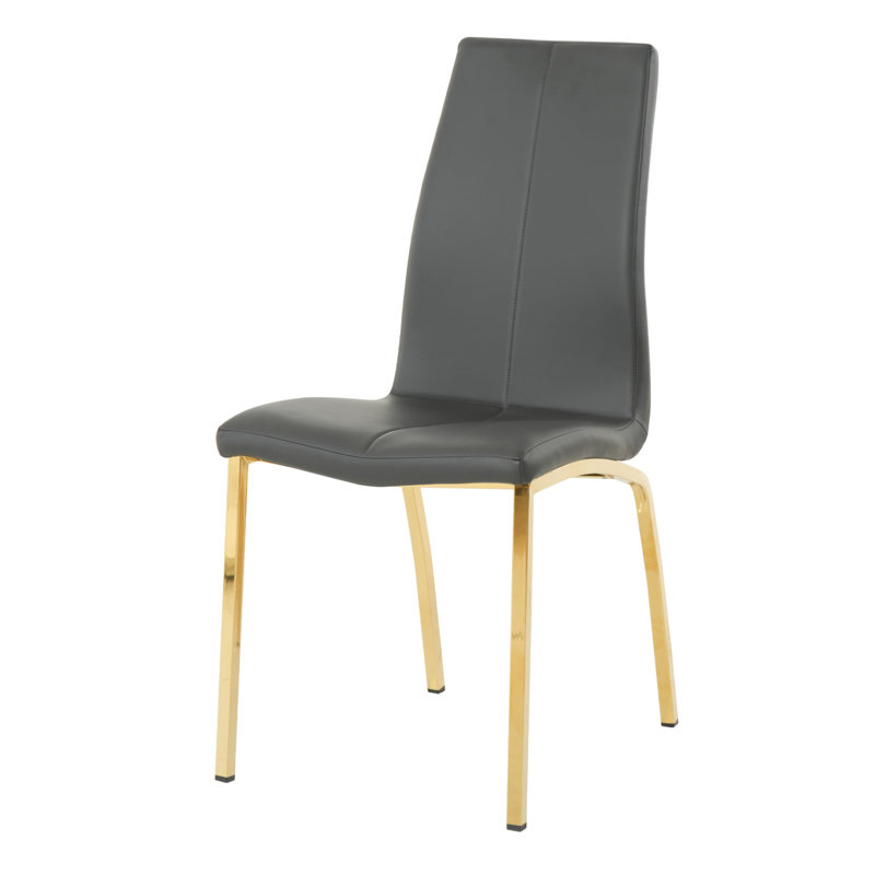 Chaise de salle à manger, Blanc, Blanc