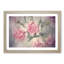 Pale Pink Carnation Flowers in Abstract - Framed Print-55735274-55735275