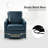 Avalise Faux Leather Swivel Armchair-1966951162