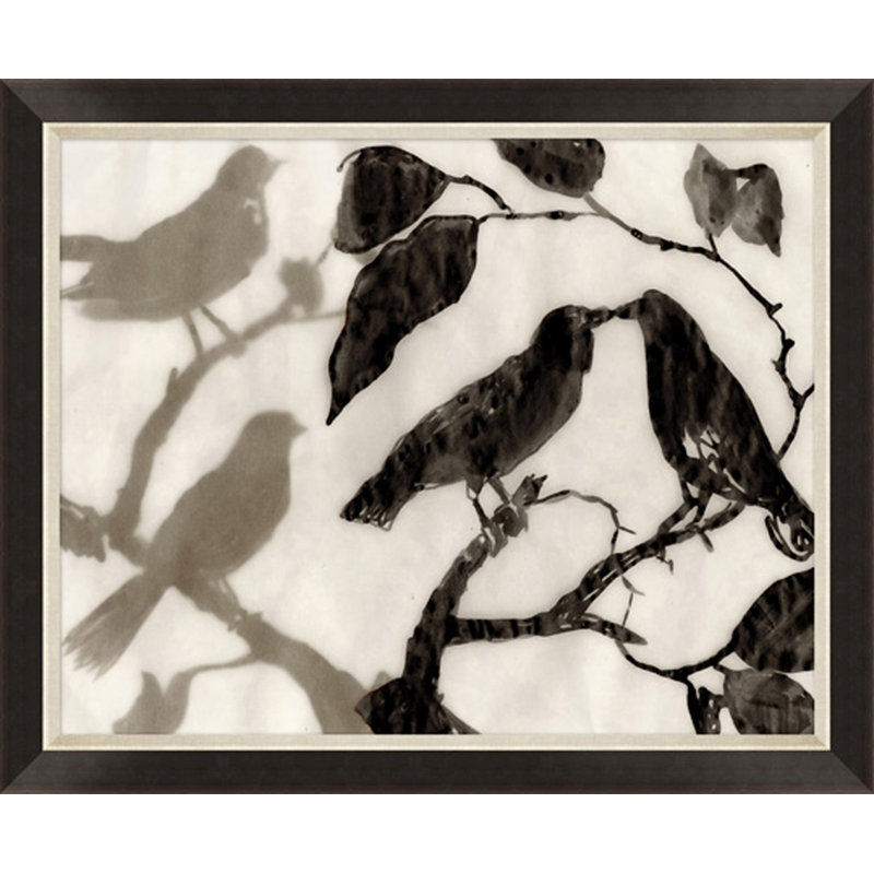 Transparent Bird And Branch 2 Painting