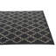 Tapis noir Otto