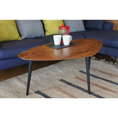 Andrey Solid Wood Three Leg Coffee Table