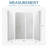 Adaptable 60"W Alcove Shower Surround-104649770