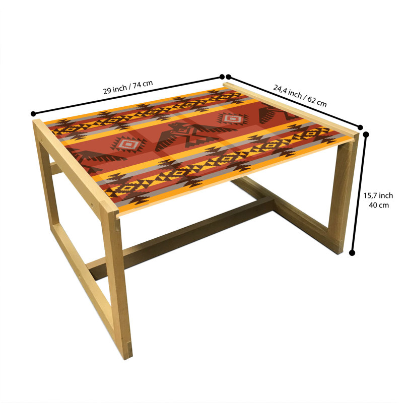 Jamylah Sled Coffee Table, 62cm H x 74cm W x 40cm D