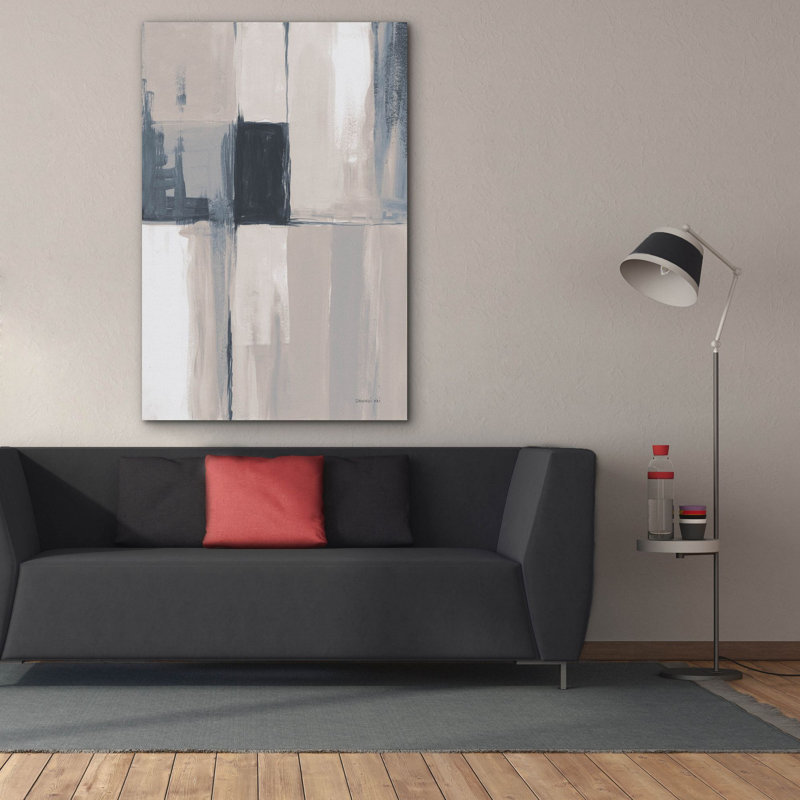 Epic Graffiti 'Overlay 2 Blue'  by Danhui Nai Canvas Wall Art