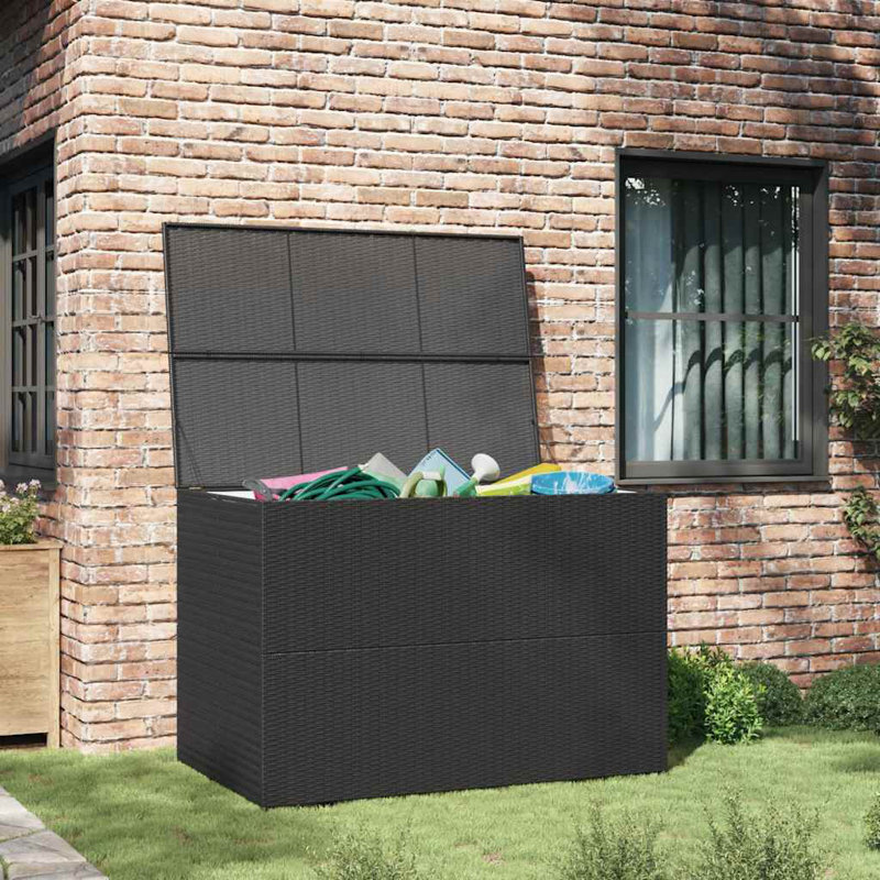 Coffre de rangement pour l'extérieur, Noir