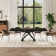 95"extendable Modern Dining Table Set With 8 Dining Chairs