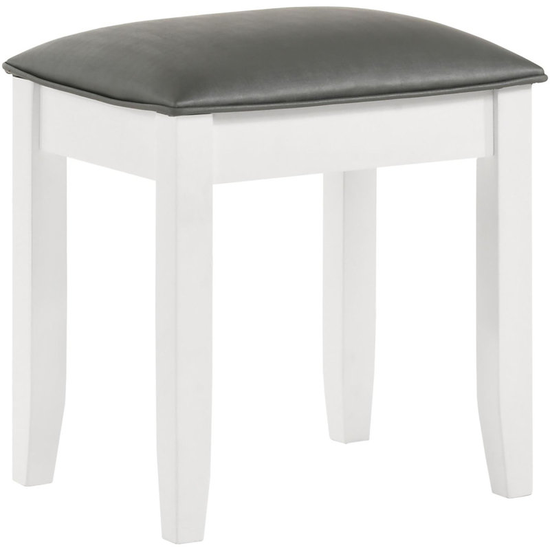 Tabouret de coiffeuse avec siège rembourré