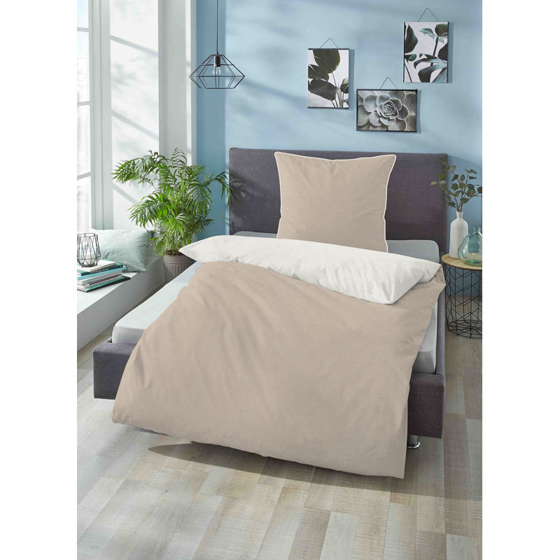 Bed Linen, 200 x 200 cm - 2 Pillowcases (80 x 80 cm), Pistachio Green