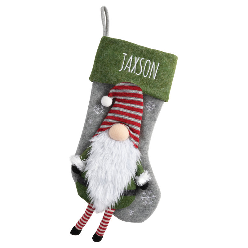 Bas de Noël personnalisé Gnome, Oui