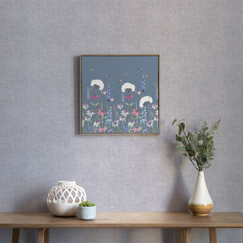 Hermione Hermione Bluebell - Floater Frame Print