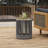 Outdoor Rattan rope & Acacia Wood Side Table-1230135538