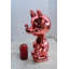 Figurine sculpture en résine Rose Gold Mouse 12 po x 9 po x H 16 po