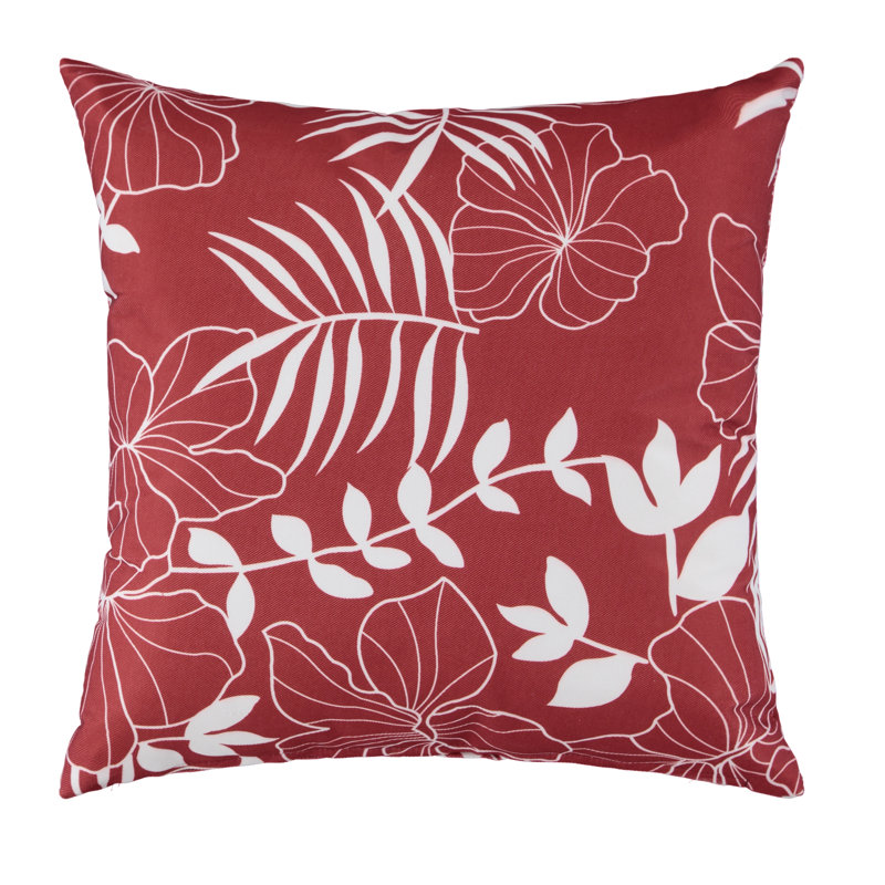 Housse de coussin carré, Rouge