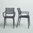 Melissus Stacking Patio Dining Armchair-110883613