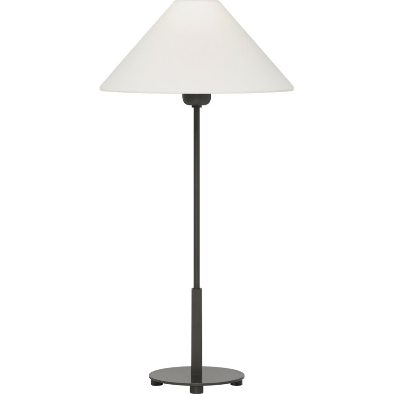 J. Randall Powers Hackney Table Lamp, Bronze, Fabric