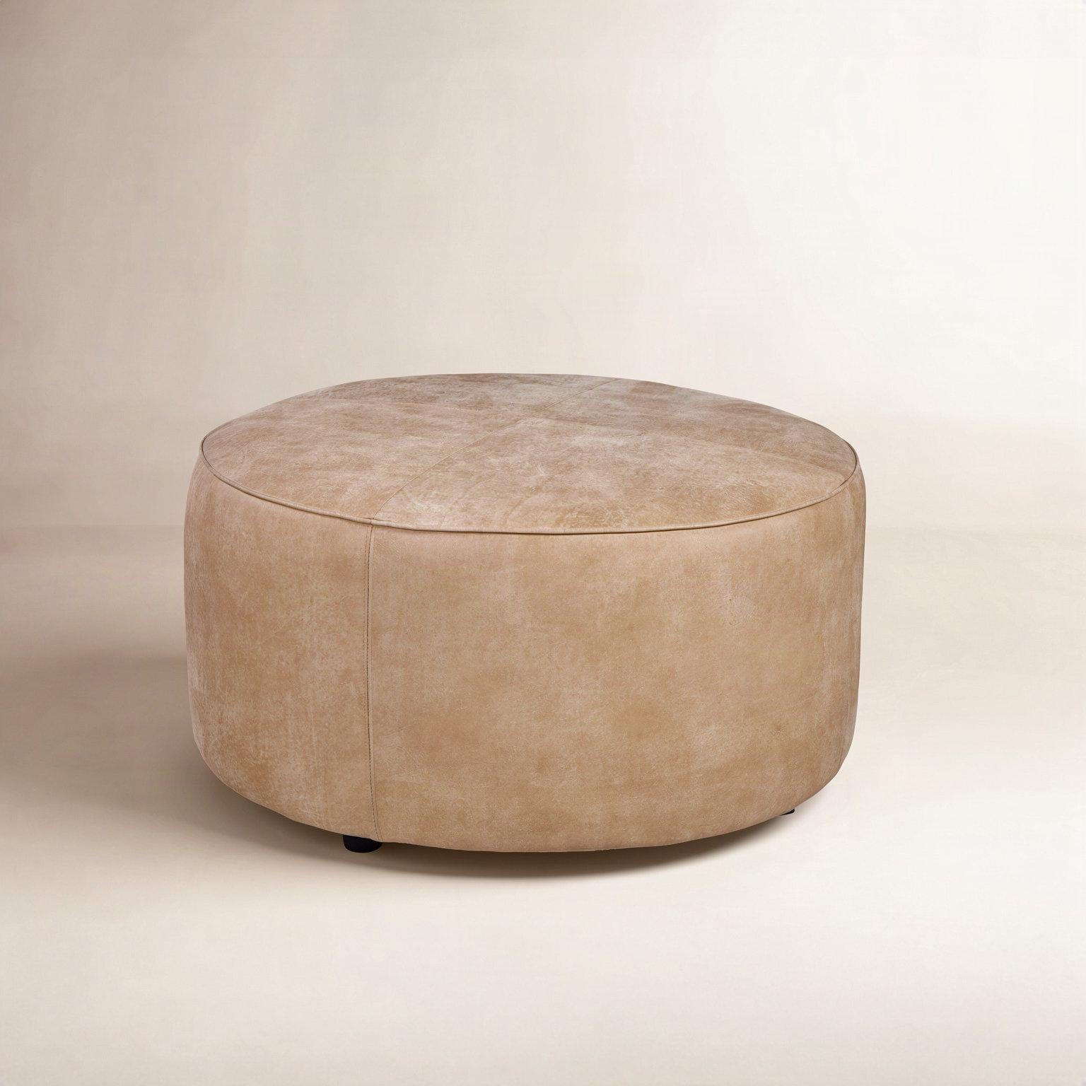 Murano 37" Ottoman, Bistro Rustic Genuine Leather