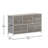 Draven 5 Drawer Storage Dresser with Cast Iron Frame, Wood Top and Drawers-92596365