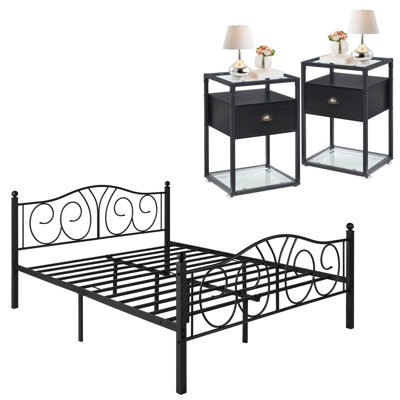 Alsa Steel Piece Bedroom Set