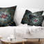 Coussin lombaire floral fractal