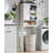 Farmhouse Over The Toilet Storage Cabinet, Wood Bathroom Cabinet With Adjustable Shelf-1487332518