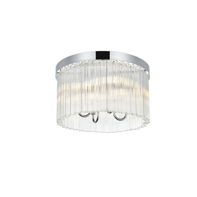 Harlow 16 inch Flush Mount in Chrome