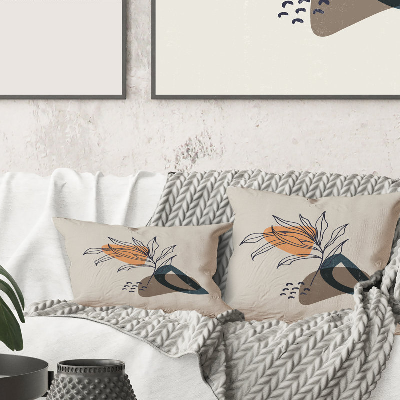 Floral Throw Pillow