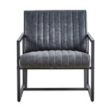 Everdeen Tufted Polyester Armchair, Living room chair, Bedroom chair with  metal frame