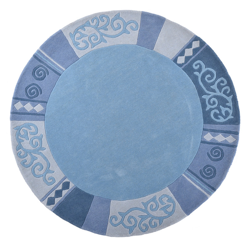 Ambadi Handmade Wool Carpet, Round 150cm