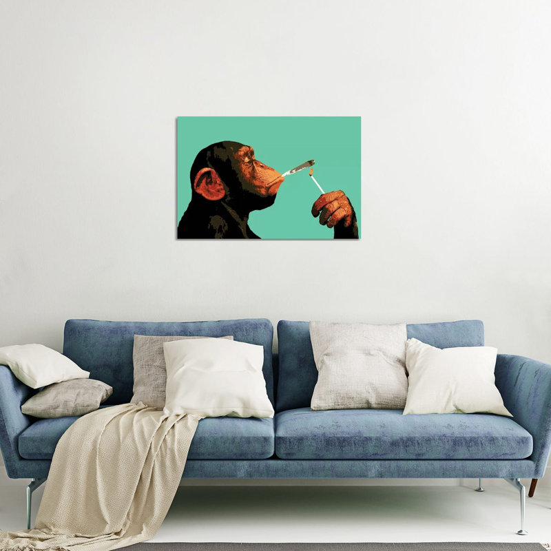 «Monkey Joint Time» par Steez, impression sans cadre, H 24 po x l 32 po x P 0,25 po