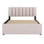 Lit plateforme tapissier Teddy - Lit gigogne simple inclus-900521938-900521937