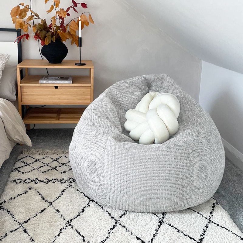 Allistir Bean Bag Classic, Platinum Grey