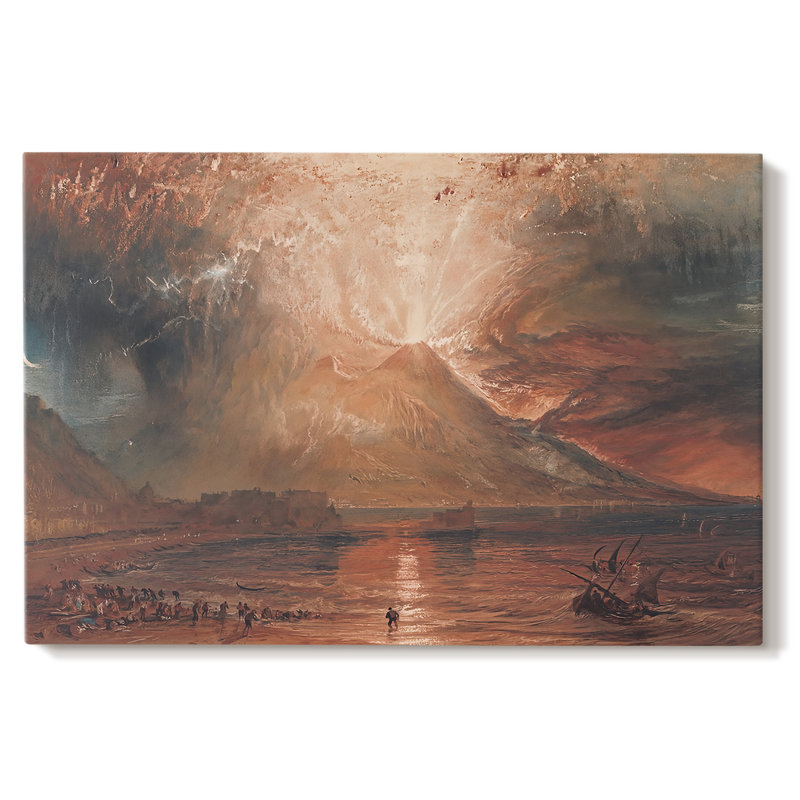 Vésuve dans Eruption-J.M.W. Toile tendue Turner-Gallery-c. 1817, 32 x 48