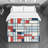 Gweneviere Mondrian Geometric Machine Printed Duvet Cover-1763026406-1776700670