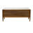 Accent Bench With Storage And Upholstered Cushion