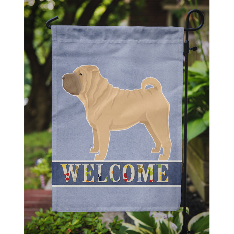 Drapeau impérial Shih Tzu Welcome Garden taille 9EC59815D20042D399EE9FCE8498D299, Shar-peï