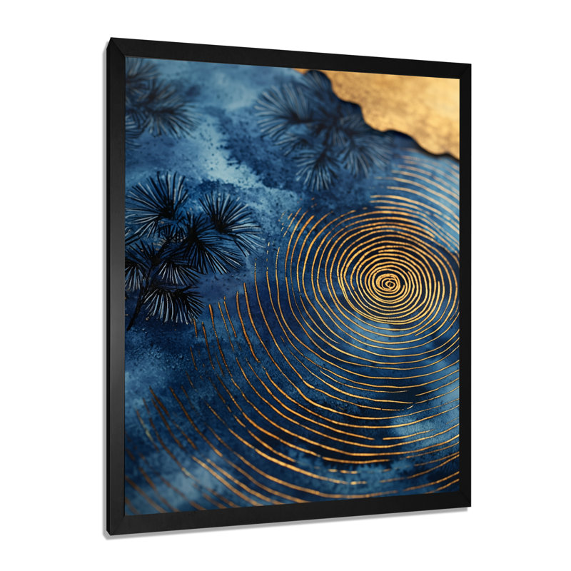 Goulder - Paysages, art mural, salon, Impression d'un seul cadre photo, Noir, noir, noir, noir, H 20 po x l 12 po