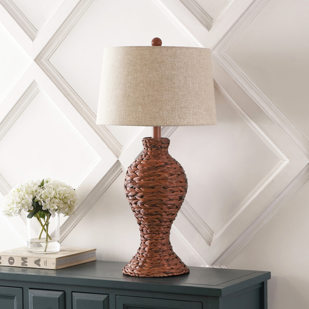 Crespo Seagrass Weave 31" Table Lamp Rosecliff Heights Base 
