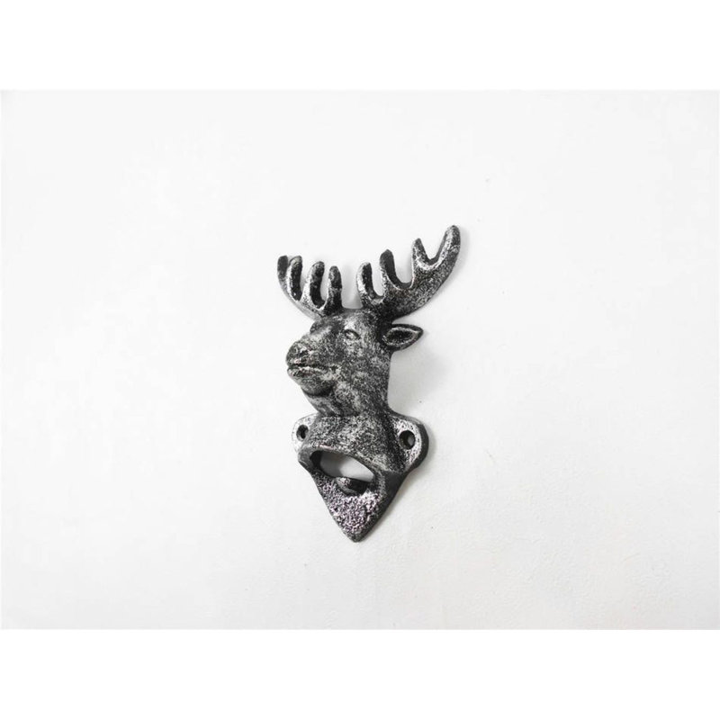 Ouvre-bouteille de cerf fonte, Argent