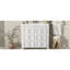 Meuble-lavabo de 36 po blanc antique avec lavabo en céramique, espace de rangement spacieux, attrait rustique et sensation de bon fonctionnement avec des compartiments spacieux, style rétro, processus d'assemblage simple