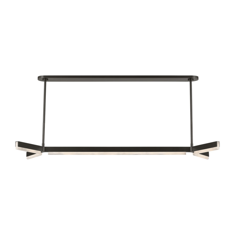 Linea LED Chandelier, Bronze