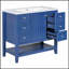 Meuble-lavabo de 36 pouces avec lavabo, armoire et tiroirs, fabrication en bois massif durable et panneau de fibres à densité moyenne-1553909563