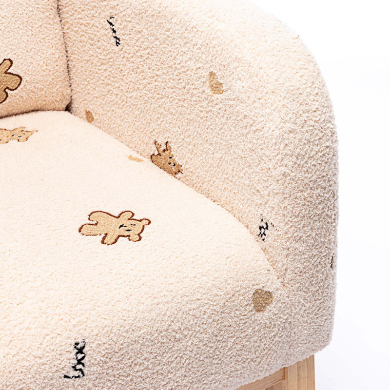 Chaise berçante, Polyester beige