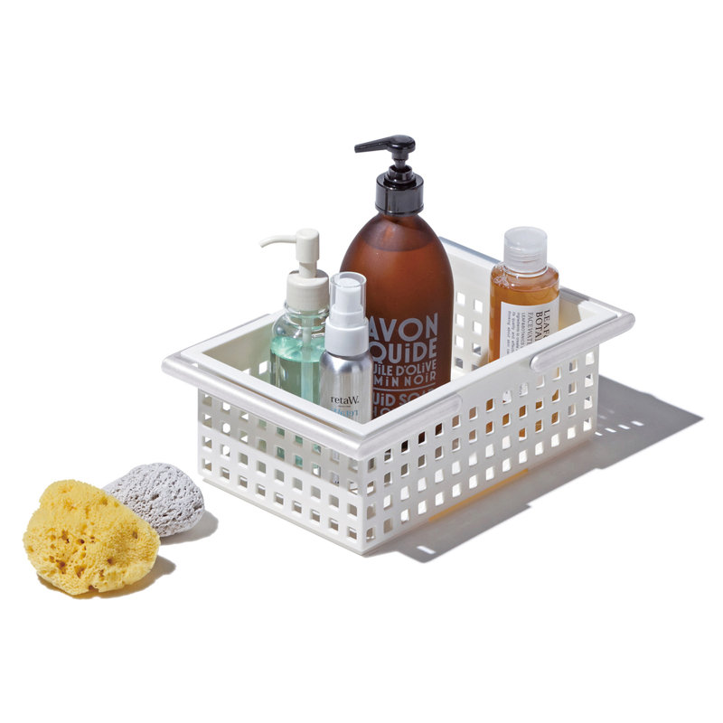 Like-it Plastic Box, White, 3.62" H x 10.55" W x 6.69" D