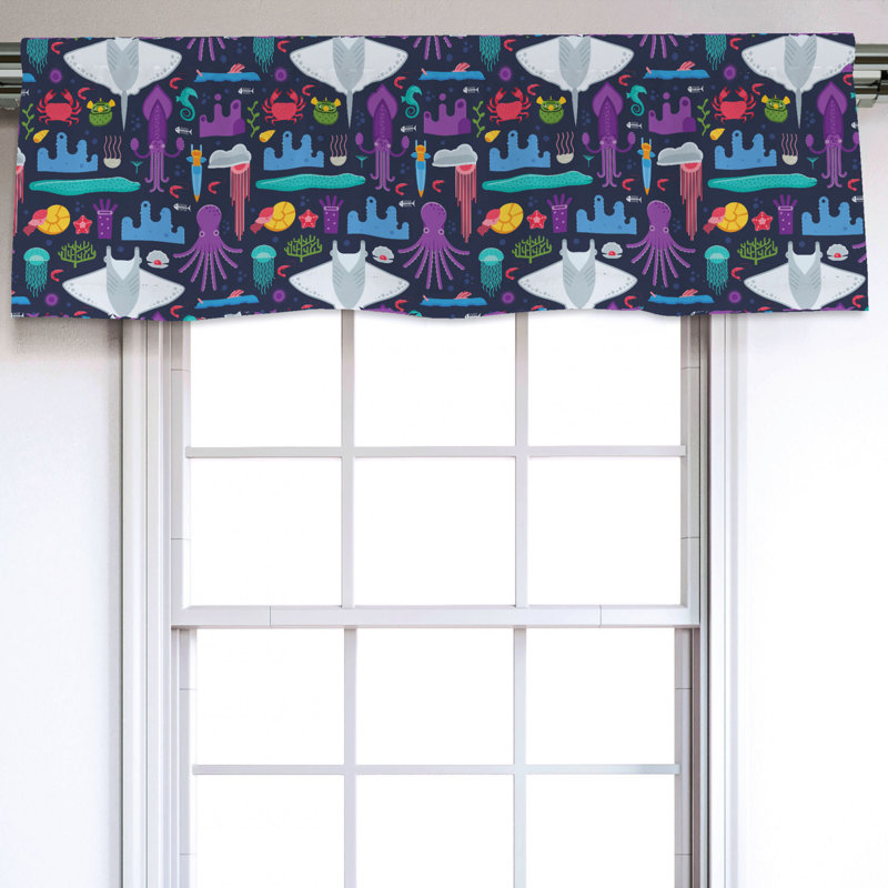 Sateen Ruffled Window Valance