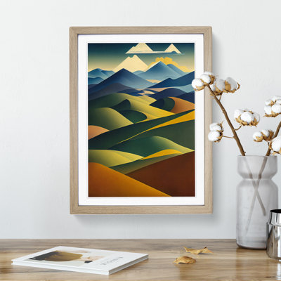 Abstract Mountain Landscapes No.5 - Wall Art