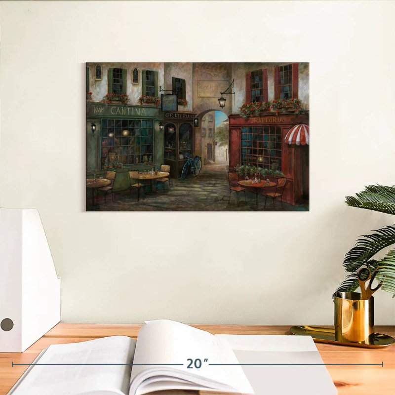Sireci Courtyard Ambiance I, 8" H x 12" W